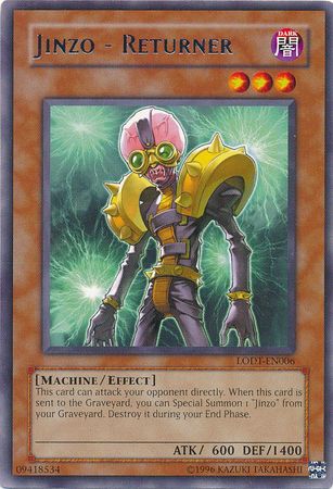 Jinzo - Returner - LODT-EN006 - Rare - Unlimited