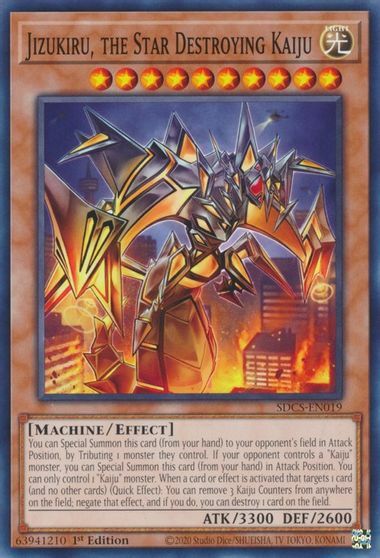 Jizukiru, the Star Destroying Kaiju - SDCS-EN019 - Common - 1st Edition