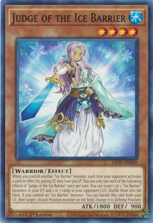 Judge of the Ice Barrier - LIOV-EN020 - Common - 1st Edition