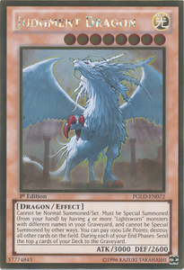 Judgment Dragon - PGLD-EN072 - Gold Rare - 1st Edition