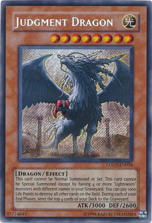 Judgment Dragon - LODT-EN026 - Secret Rare - Unlimited