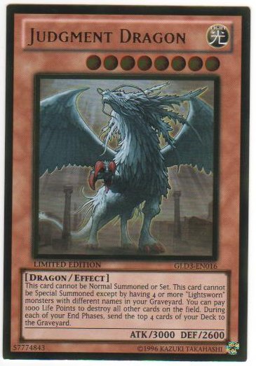 Judgment Dragon - GLD3-EN016 - Gold Rare - Limited