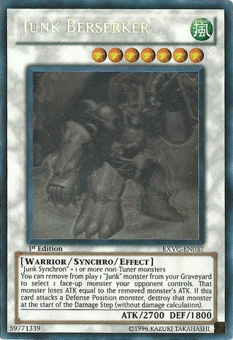 Junk Berserker - EXVC-EN037 - Ghost Rare - 1st Edition