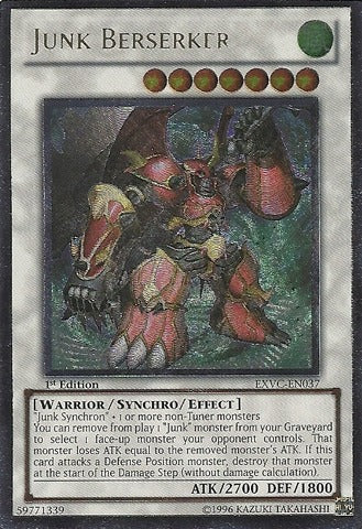 Junk Berserker - Ultimate - EXVC-EN037 - Ultimate Rare - 1st