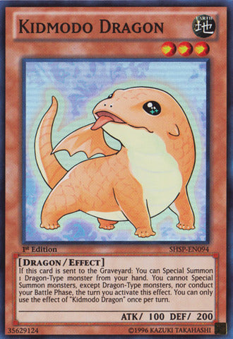 Kidmodo Dragon - SHSP-EN094 - Super Rare - 1st Edition