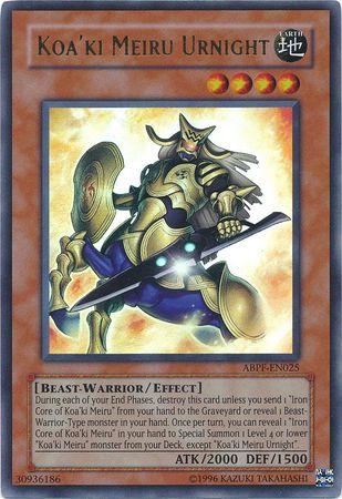 Koa'ki Meiru Urnight - ABPF-EN025 - Ultra Rare - Unlimited