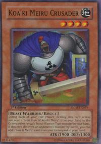 Koa'ki Meiru Crusader - ANPR-EN019 - Super Rare - 1st Edition