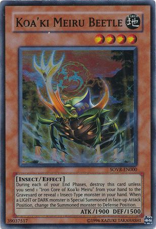 Koa'ki Meiru Beetle - SOVR-EN000 - Super Rare - Unlimited