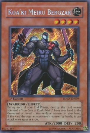 Koa'ki Meiru Bergzak - TSHD-EN099 - Secret Rare - 1st Edition