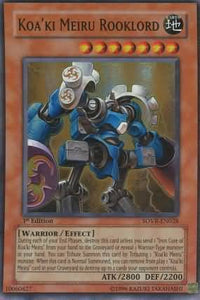 Koa'ki Meiru Rooklord - SOVR-EN028 - Super Rare - 1st Edition