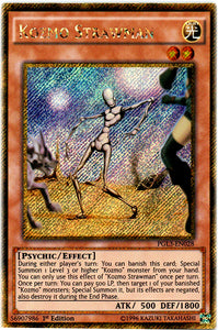 Kozmo Strawman - PGL3-EN028 - Gold Secret Rare - 1st Edition