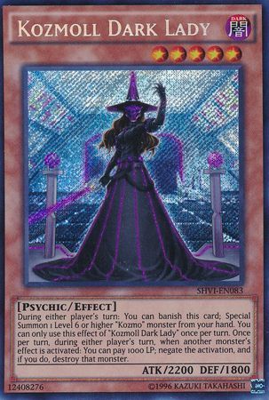 Kozmoll Dark Lady - SHVI-EN083 - Secret Rare - Unlimited