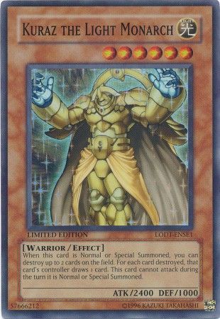 Kuraz the Light Monarch - LODT-ENSE1 - Super Rare - Limited