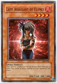 Lady Assailant of Flames - LON-035 - Common - Unlimited