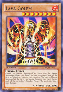 Lava Golem - LCJW-EN117 - Rare - 1st Edition