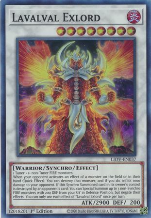 Lavalval Exlord - LIOV-EN037 - Super Rare - 1st Edition