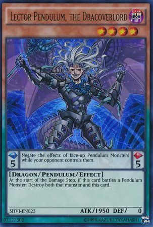 Lector Pendulum, the Dracoverlord - SHVI-EN023 - Ultra Rare - Unlimited