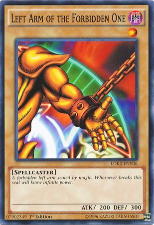 Left Arm of the Forbidden One - LDK2-ENY06 - Common - 1st Edition