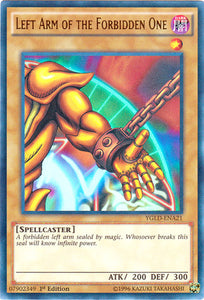 Left Arm of the Forbidden One - YGLD-ENA21 - Ultra Rare - 1st Edition