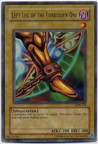 Left Leg of the Forbidden One - LOB-121 - Ultra Rare - 1st Edition