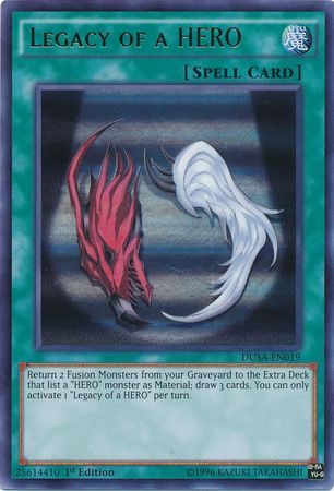 Legacy of a HERO - DUSA-EN019 - Ultra Rare - 1st Edition