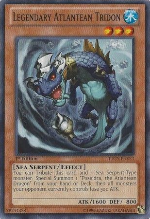 Legendary Atlantean Tridon - LTGY-EN033 - Common - 1st Edition