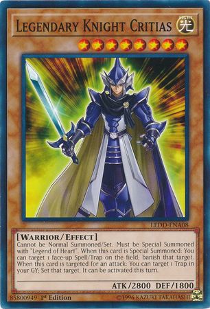 Legendary Knight Critias - LEDD-ENA08 - Common - 1st Edition