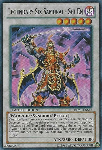 Legendary Six Samurai - Shi En - RYMP-ENSE1 - Super Rare - Limited