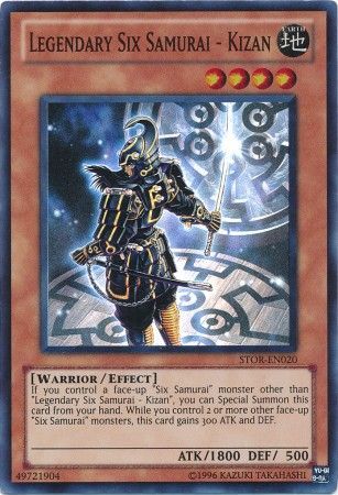 Legendary Six Samurai - Kizan - STOR-EN020 - Super Rare - Unlimited