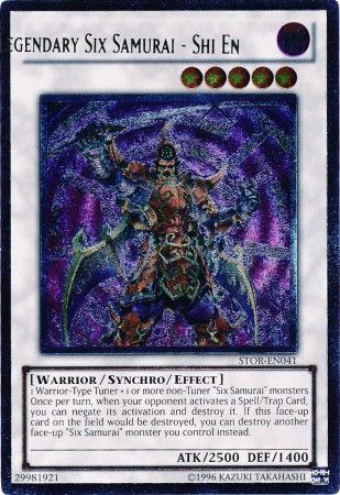 Legendary Six Samurai - Shi En - STOR-EN041 - Ultra Rare - 1st Edition