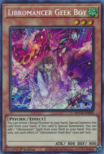 Libromancer Geek Boy - BACH-EN000 - Secret Rare - 1st Edition