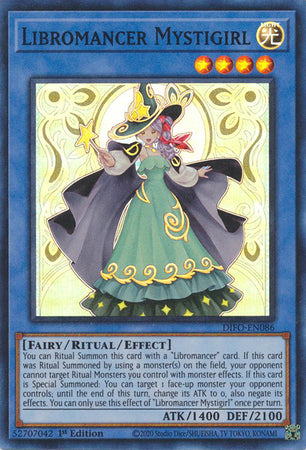 Libromancer Mystigirl - DIFO-EN086 - Super Rare - 1st Edition