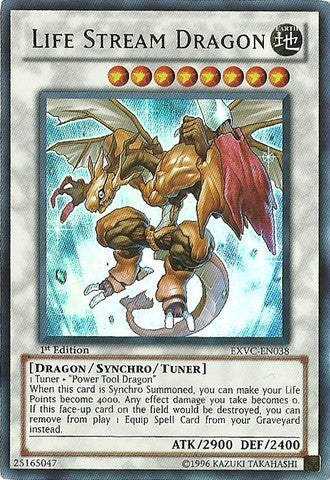 Life Stream Dragon - EXVC-EN038 - Ultra Rare - 1st Edition