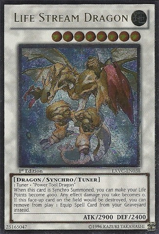 Life Stream Dragon - Ultimate - EXVC-EN038 - Ultimate Rare - 1st