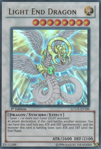 Light End Dragon - LCGX-EN189 - Ultra Rare - 1st Edition