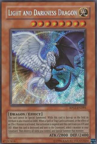 Light and Darkness Dragon - RP02-EN095 - Secret Rare - Unlimited