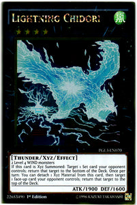 Lightning Chidori - PGL3-EN070 - Gold Rare - 1st Edition