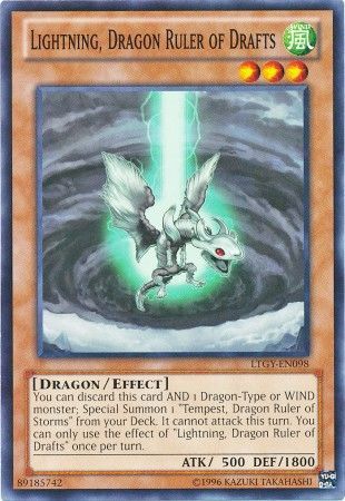 Lightning, Dragon Ruler of Drafts - LTGY-EN098 - Common - Unlimited