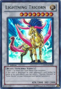 Lightning Tricorn - DREV-EN042 - Ultra Rare - 1st Edition