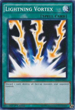 Lightning Vortex - YS16-EN026 - Common - 1st Edition