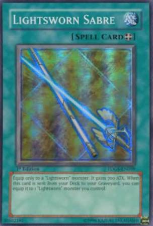 Lightsworn Sabre - TDGS-EN059 - Super Rare - 1st Edition