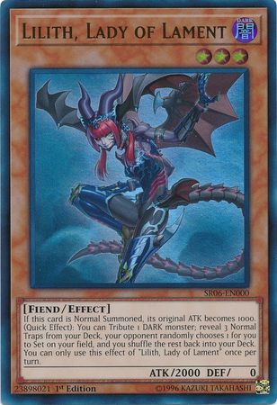 Lilith, Lady of Lament - SR06-EN000 - Ultra Rare - 1st Edition