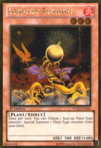 Lonefire Blossom - PGLD-EN034 - Gold Rare - 1st Edition