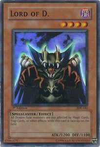 Lord of D. - SDK-041 - Super Rare - 1st Edition