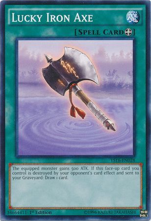 Lucky Iron Axe - YS16-EN028 - Common - 1st Edition