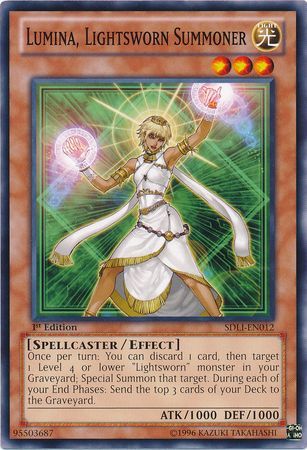 Lumina, Lightsworn Summoner - SDLI-EN012 - Common - 1st Edition