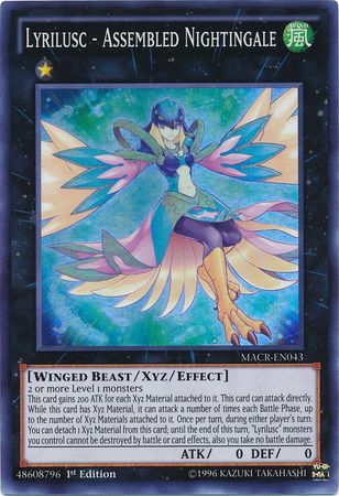 Lyrilusc - Assembled Nightingale - MACR-EN043 - Super Rare - 1st Edition