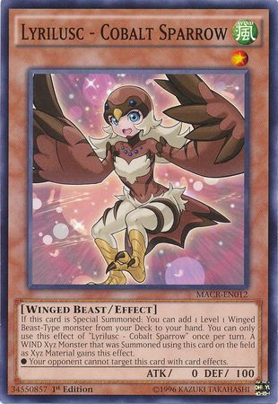 Lyrilusc - Cobalt Sparrow - MACR-EN012 - Common - 1st Edition