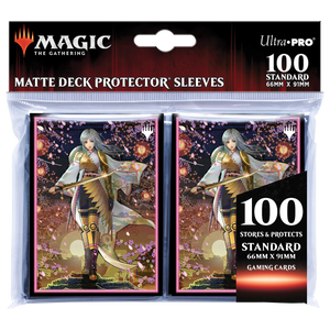 MTG Magic The Gathering Ultra Pro Deck Protector 100ct Sleeves - Kamigawa Neon Dynasty v1 (The Wandering Emperor)