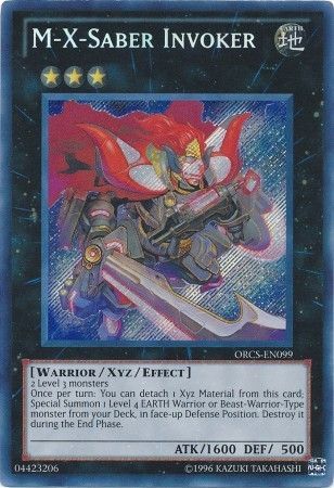 M-X-Saber Invoker - ORCS-EN099 - Secret Rare - Unlimited